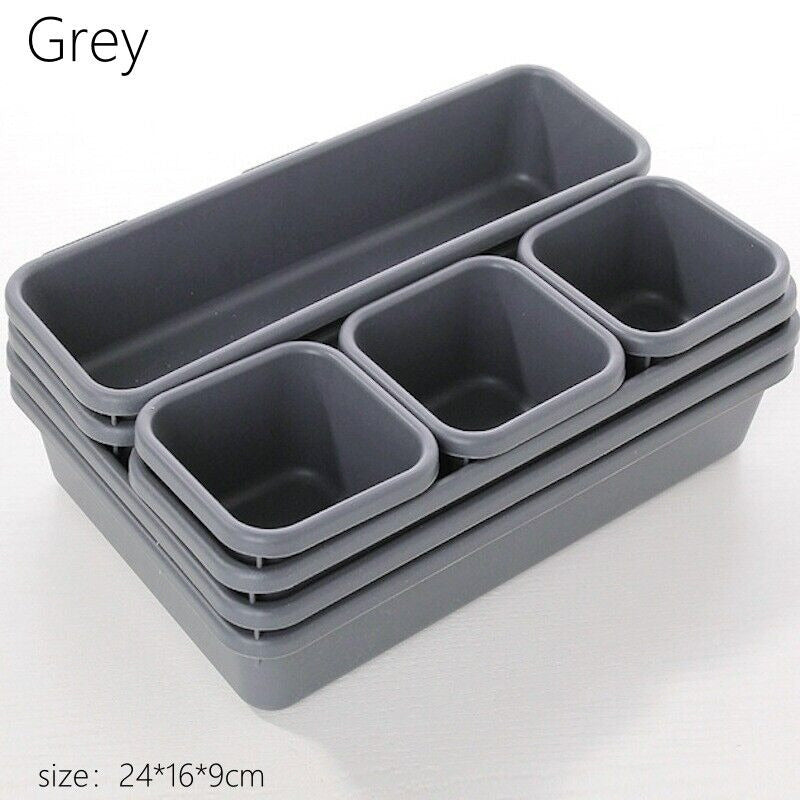 8pcs Drawer Organiser Plastic Storage Trays for Kitchen
