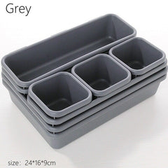 8pcs Drawer Organiser Plastic Storage Trays for Kitchen