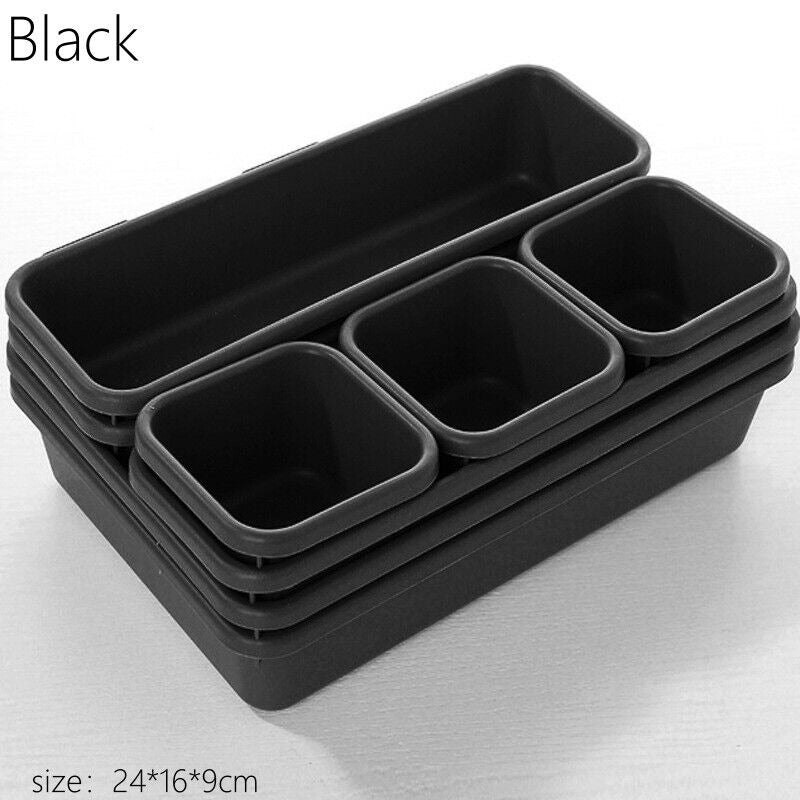 8pcs Drawer Organiser Plastic Storage Trays for Kitchen