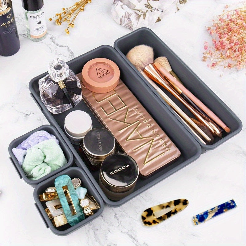 8pcs Drawer Organiser Plastic Storage Trays for Kitchen