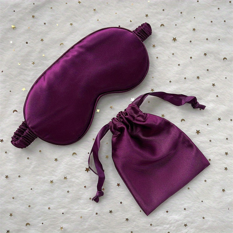 Soft Smooth Eye Mask Blackout Blindfold for Travel Aviation Rest Nap