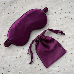 Soft Smooth Eye Mask Blackout Blindfold for Travel Aviation Rest Nap
