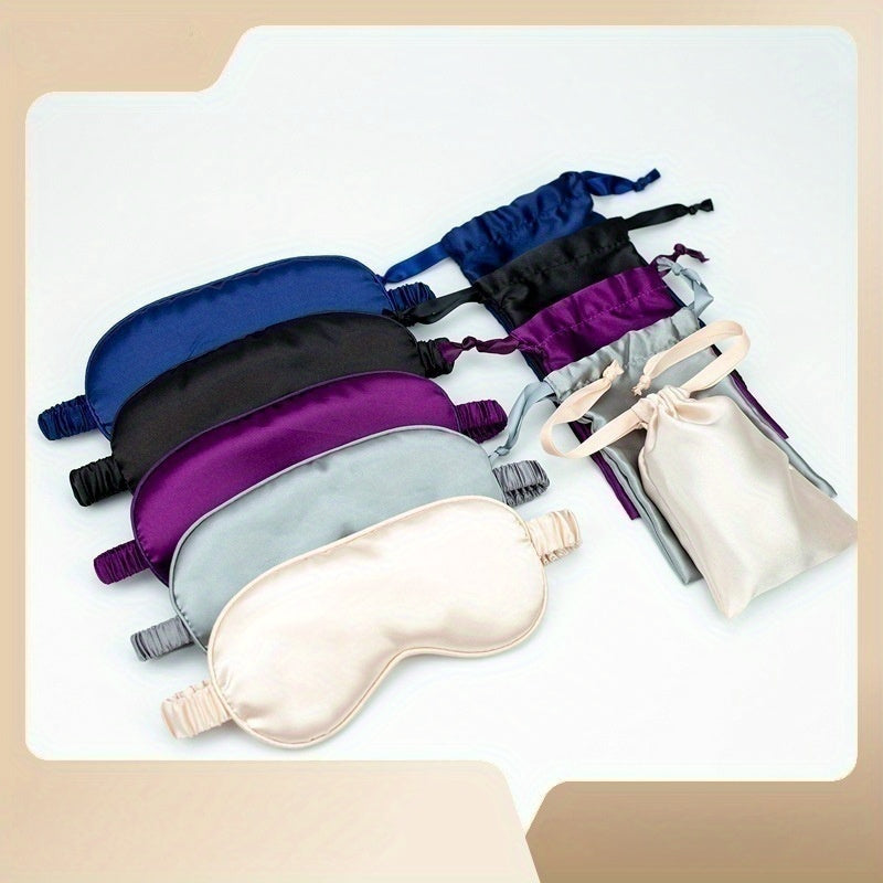 Soft Smooth Eye Mask Blackout Blindfold for Travel Aviation Rest Nap