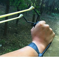 High Precision Slingshot Toy with Wrist Support for Outdoor Play