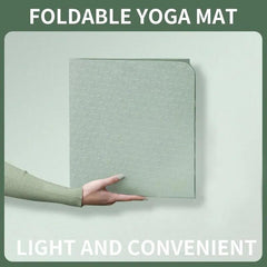 Foldable Yoga Mat Soft Non-slip Fitness Mat for Travel Exercise