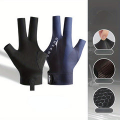 Non-slip 3-Finger Billiard Gloves