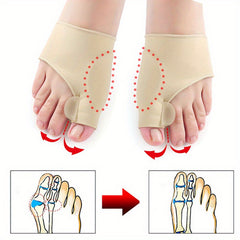 Toe Separator Corrector Orthotics Feet Bone Thumb Correction Pedicure Sock