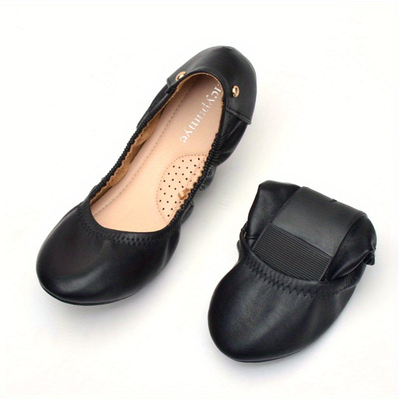 Women's Plush Lined Thermal Soft Sole Ballet Shoes
