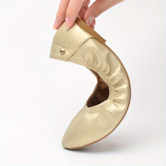 Women's Plush Lined Thermal Soft Sole Ballet Shoes
