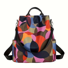 Anti Theft Large Capacity Backpack Oxford Cloth Waterproof Lightweight