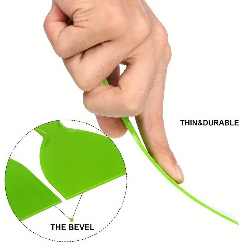 2pcs Reusable Plastic Putty Set Flexible Scraper Tool