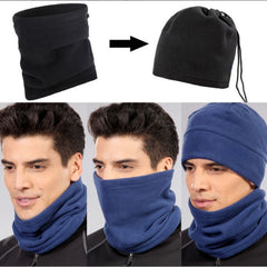 Winter Polar Fleece Scarf 3-in-1 Balaclava Face Mask Neck Gaiter