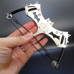 16cm Mini Compound Bow Catapult for Archery Fun Ideal Christmas Gift