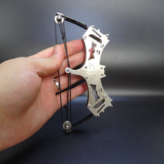 16cm Mini Compound Bow Catapult for Archery Fun Ideal Christmas Gift