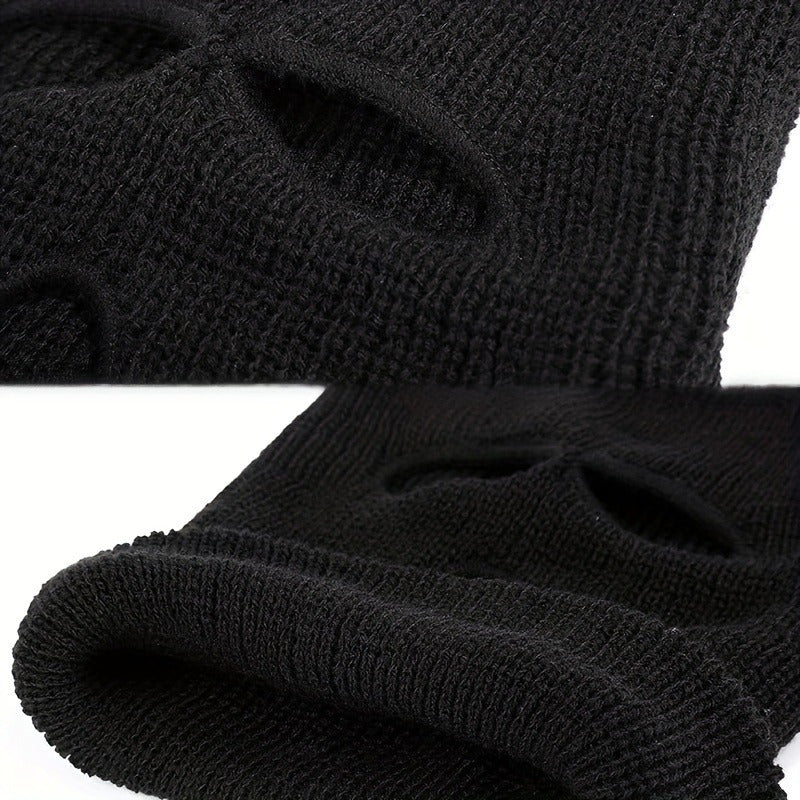 Winter Balaclava Skiing Face Mask Knitted Hat Coldproof Warm Winter Hat