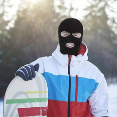 Winter Balaclava Skiing Face Mask Knitted Hat Coldproof Warm Winter Hat