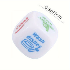 Housework Novelty Game Dice For Couple - Creative Small Gift Holiday Accessory