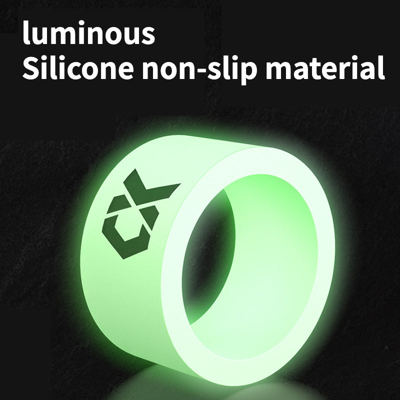 Luminous Silicone Rod Stop Ring Fishing Gear Non slip Ring