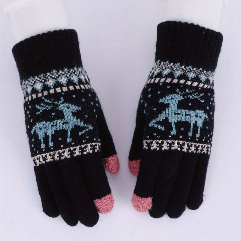Touch Screen Gloves Winter Riding Driving Warm Gloves