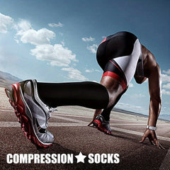 3 Pairs Compression Socks Circulation 15 20 MmHg Support Athletic Running