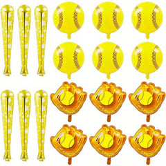 Softball Foil Balloon Softball Party Decoration