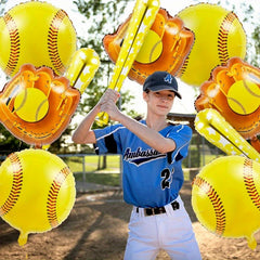 Softball Foil Balloon Softball Party Decoration
