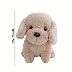 1pc Sitting Dog Plush Toy Keychain School Bag Doll Christmas Gift