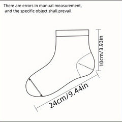 5 Pairs Striped Ankle Socks, Breathable & Quick-Drying, Spring/Summer Thin Socks