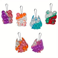 Cute Frog Lobster Octopus Bat Keychain Keyring Cartoon Mini Key Chain Pendant