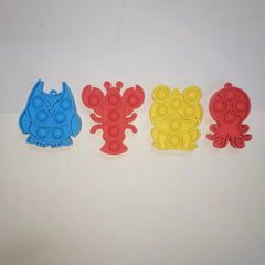 Cute Frog Lobster Octopus Bat Keychain Keyring Cartoon Mini Key Chain Pendant