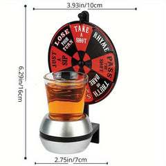 Turntable Wine Glass Bar Drinking Entertainment Supplies