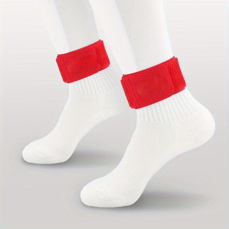 Adjustable Soccer Shin Guard Bandage Tape Fastener Elastic Anti-crash Sports Ban