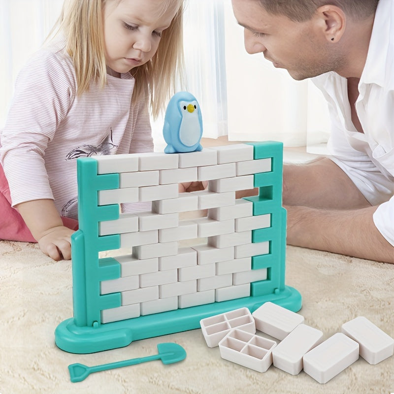 44pcs Save The Penguin Wall Knocking Ice Breaking Game
