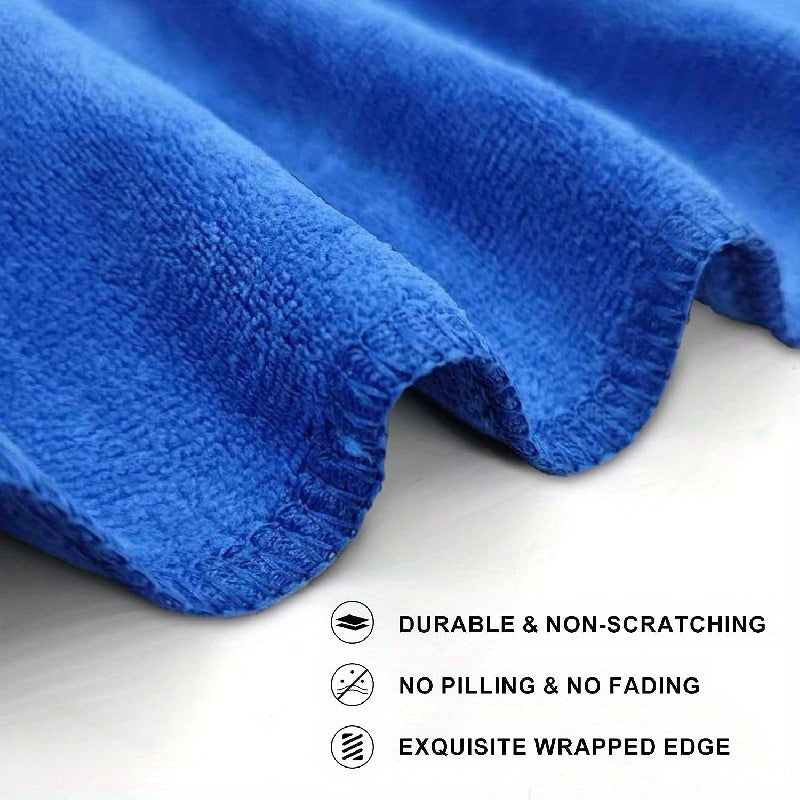 5pcs Microfiber Towels Soft Absorbent Household Car Boat Washing