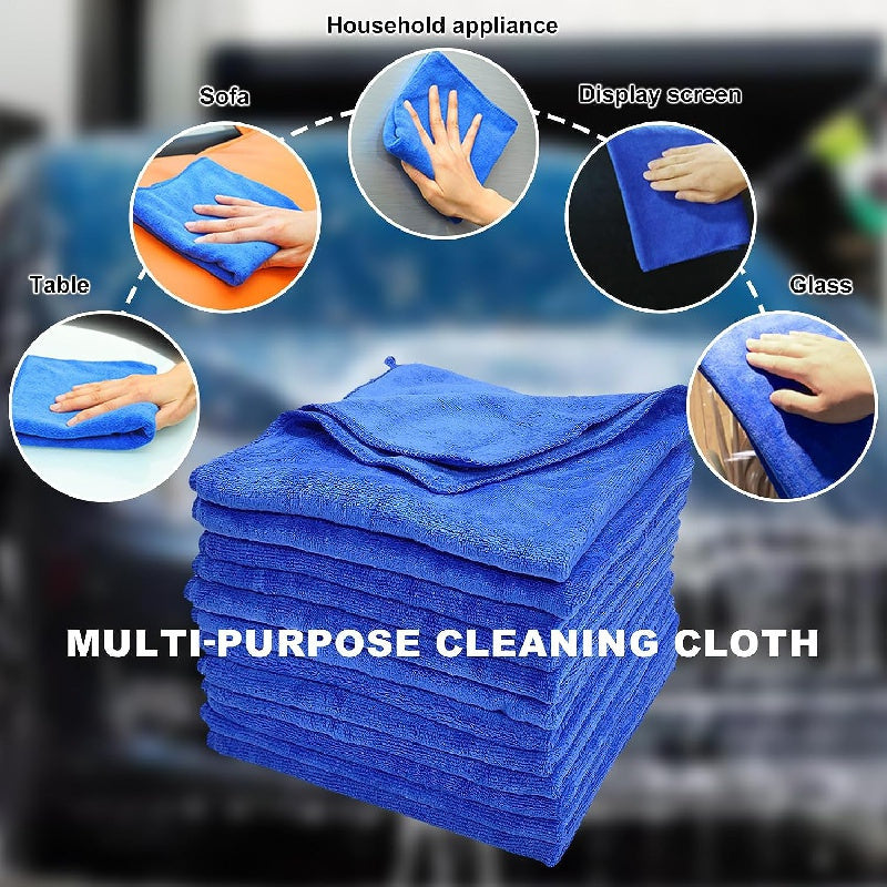 5pcs Microfiber Towels Soft Absorbent Household Car Boat Washing