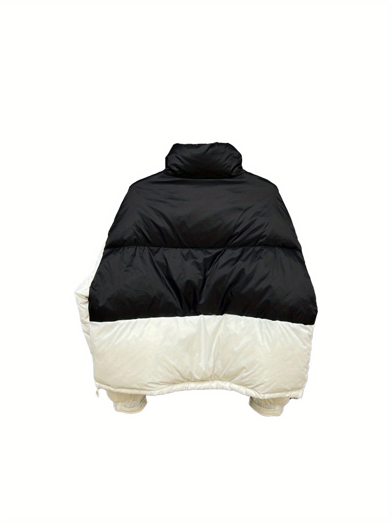 Women's Block Puffer Jacket Winter Warm Coat
