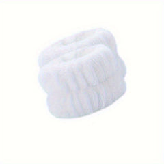 Spa Face Wash Wrist Band Microfiber Towel Hair Ring