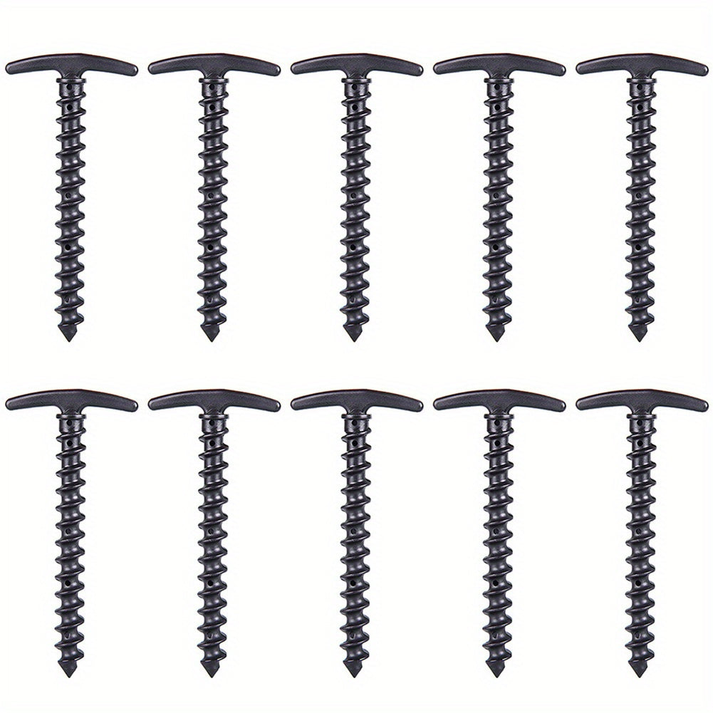 10pcs Tent Stakes High Strength Lightweight Fixing Nails for Camping Fishing