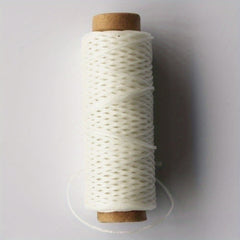 50m 150D 0.8mm Waxed Thread Cotton Cord for Leather DIY Tool