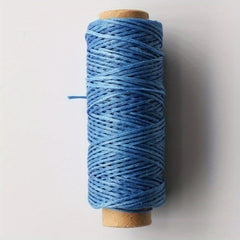 50m 150D 0.8mm Waxed Thread Cotton Cord for Leather DIY Tool