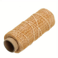 50m 150D 0.8mm Waxed Thread Cotton Cord for Leather DIY Tool