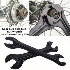 Bike Hub Repair Tools Double Ended Cone Wrench Bicycle Head Open End Spanner
