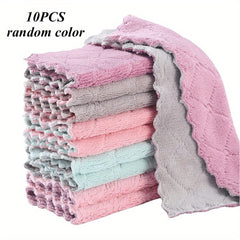 10pcs Small Dishwashing Towels Kitchen Dishcloths Rag 23 13