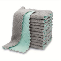 10pcs Small Dishwashing Towels Kitchen Dishcloths Rag 23 13