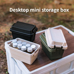 7pcs Camping Mini Storage Box Outdoor Camping Barbecue Tool Storage Box