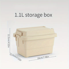 7pcs Camping Mini Storage Box Outdoor Camping Barbecue Tool Storage Box