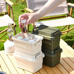 7pcs Camping Mini Storage Box Outdoor Camping Barbecue Tool Storage Box