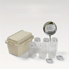 7pcs Camping Mini Storage Box Outdoor Camping Barbecue Tool Storage Box