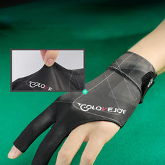 Pro Billiard Gloves Light & Breathable 3-Finger Fingerless Non-slip Glove