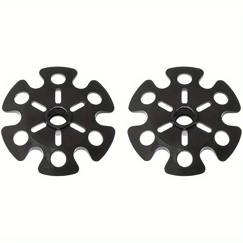2pcs Trekking Pole Snow & Mud Baskets Skiing Walking Stick Cap Guard Hiking